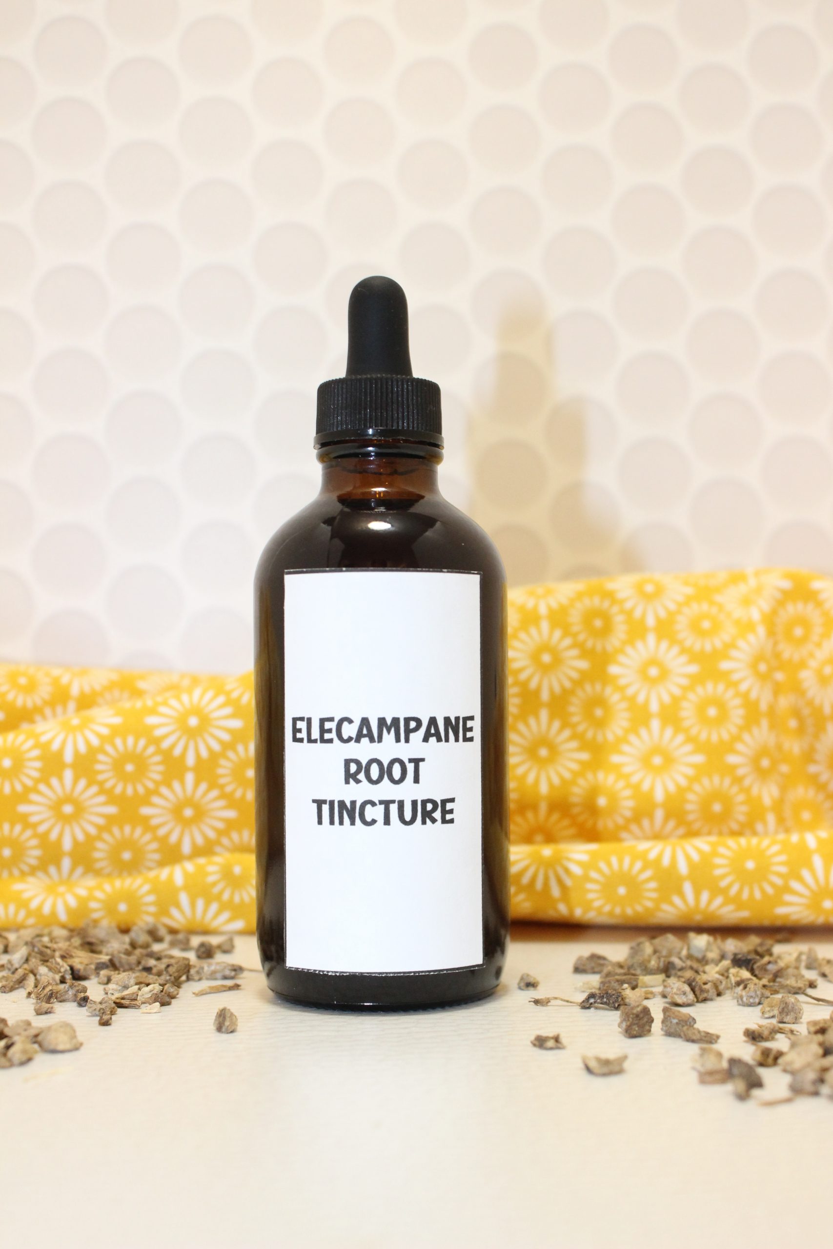 Elecampane Root tincture bottle