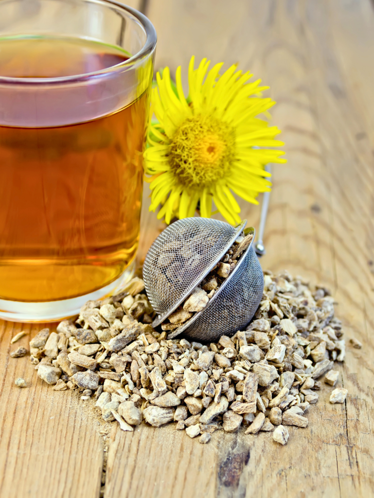 Elecampane root tea