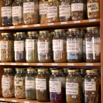 Home Apothecary Herbs on a shelf