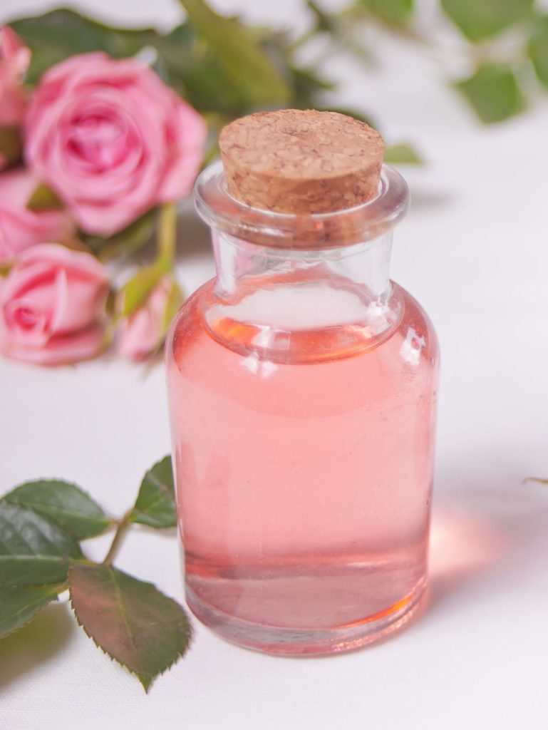 rose water for hair